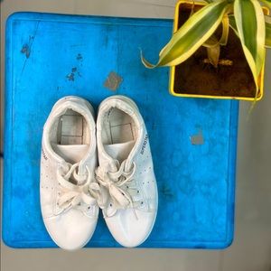 White sneakers